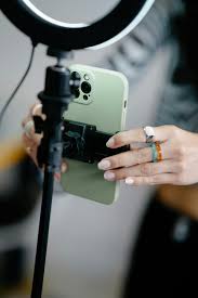 4K Webcam with Auto-Focus & Ring Light